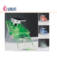 Glas Wasserhahn Bad Einhand-Messing Waschtisch-Mischbatterie (YL-8005)